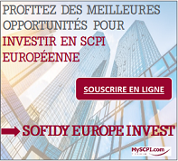 SCPI SOFIDY EUROPE INVEST