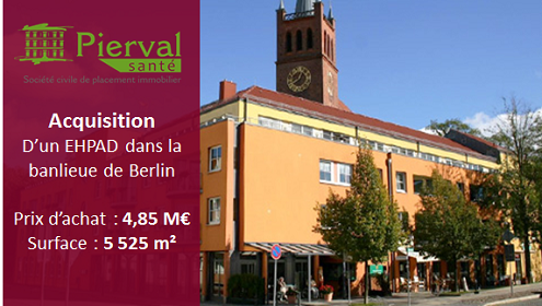 Acquisition EHPAD Pierval Sante