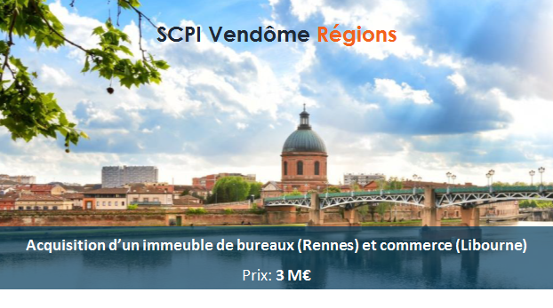 Acquisition Vendome bureaux commerce