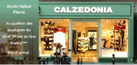 Acquisition boutiques Acces Valeur Pierre