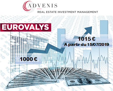 EUROVALYS augmente son prix de part 01