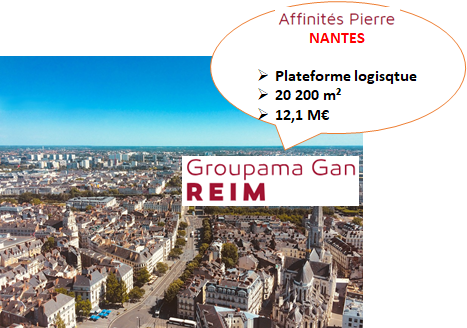 Groupama Gan REIM acquiert une plateforme logistique de 20 200 m2 pres de Nantes