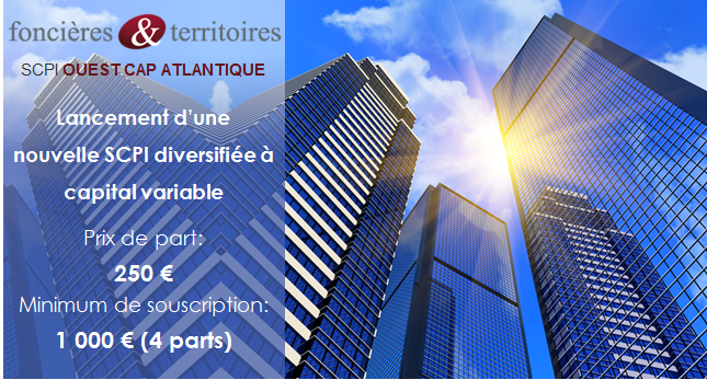 Lancement SCPI ouest capital atlantique