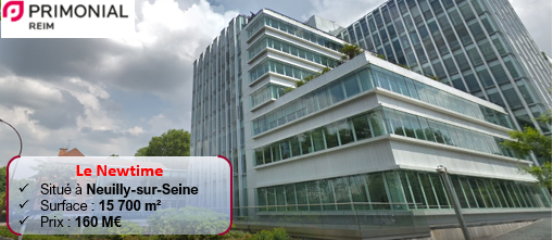 Neuilly-Sur-Seine   Primonial REIM acquiert le Newtime pour 160 MEUR hors droits 01