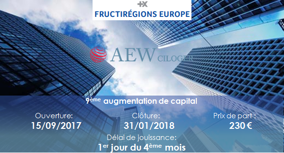 augmentation capital fructiregions europe 2017