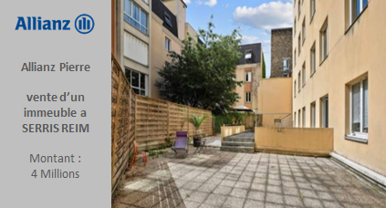 vente d un immeuble par Allianz pierre pour Serris REIM 01